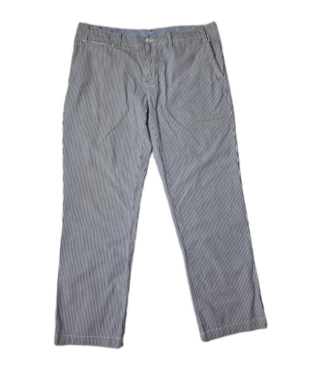 Polo Ralph Lauren Seersucker Striped Cotton Preppy Classic Fit Chino Pants 38x32